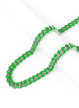 Big Daddy 13MM Enamel Green Steel Cuban Chain - Chain
