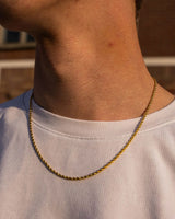 Big Daddy 2.5mm Stainless Steel Gold Rope Chain - Chain