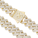 Big Daddy 20MM Iced Out Cuban Link Gold Chain - Chain