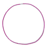 Big Daddy 4MM Silver Ruby Tennis Chain - Chain