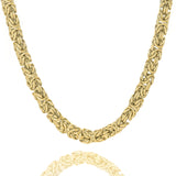 Big Daddy 8MM Byzantine Link Gold Chain - Chain