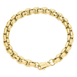 Big Daddy 8MM Gold Franco Box Chain Bracelet - Bracelet