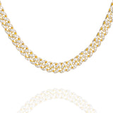 Big Daddy 8MM Iced Out Gold Cuban Link Chain - Chain