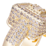 Big Daddy Conqueror Iced Out Baguette Diamond Ring - Ring