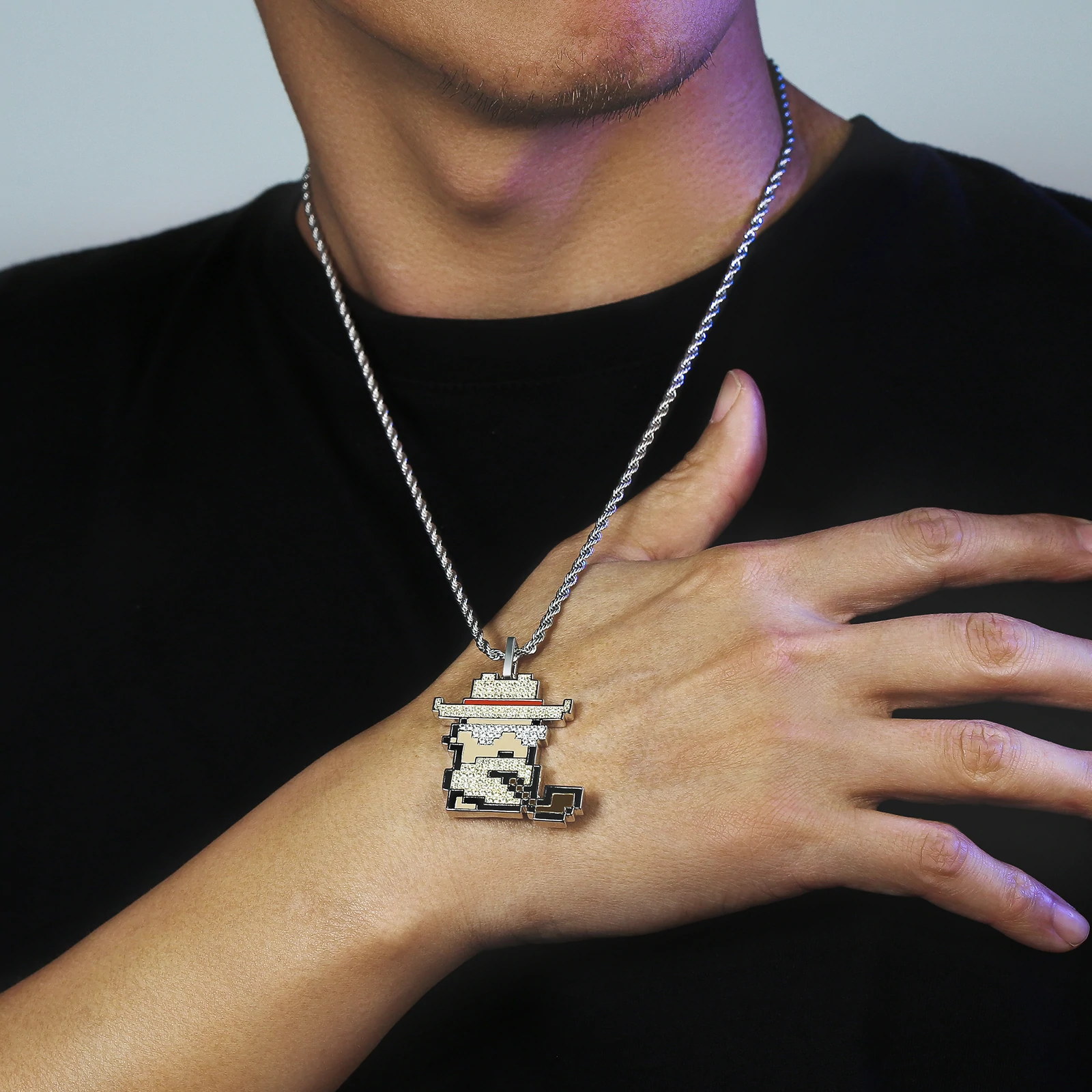 Big Daddy Cryptopunk NFT Pendant #4 - Limited edition - Pendant