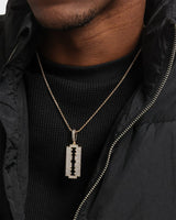 Big Daddy Diamond Iced Out Razor Pendant - Pendant