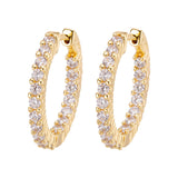 Big Daddy Hoop Diamond Earring - Earring