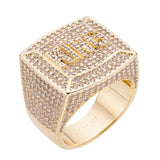 Big Daddy KING Iced Out Diamond Ring - Ring