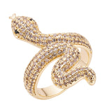 Big Daddy Snake Iced Out Diamond Ring - Ring