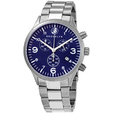 Brooklyn Watch Co. Bedford Brownstone II Quartz Blue Dial Men's Watch 308-BLU-2 - The Watches Men & Co