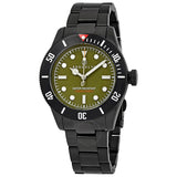 Brooklyn Watch Co. Black Eyed Pea Green Dial Men's Watch 306-D-88-BB-BLK - The Watches Men & Co