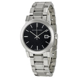 Burberry Black Check Stamped Dial Stainless Steel Ladies Watch BU9101 - The Watches Men & CO
