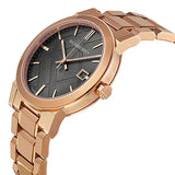 Burberry Brown Check Pattern Dial Rose Gold-plated Unisex Watch BU9005 - The Watches Men & CO #2