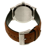 Burberry Men’s Quartz Leather Strap Silver Dial Men's Watch BU9904 - The Watches Men & CO #3