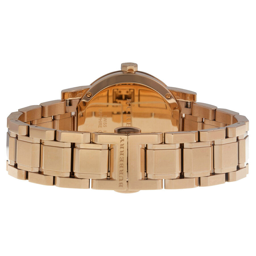 Burberry The City Rose Dial Rose Gold-tone Ladies Watch BU9135 - The Watches Men & CO #3