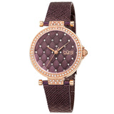 Burgi Argyle Style Purple Dial Ladies Watch BUR263PU - The Watches Men & Co