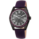 Burgi Black Dial Ladies Watch BUR206PU - The Watches Men & Co