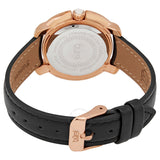 Burgi Black Mother of Pearl Dial Black Leather Ladies Watch BUR156BKR - The Watches Men & Co #3