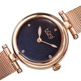 Burgi Blue Dial Rose Gold-tone Ladies Watch BUR231RGBU - The Watches Men & Co #2
