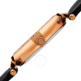 Burgi Crystal Silver Dial Black Leather Ladies Watch BUR235BKR - The Watches Men & Co #3