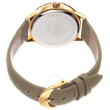 Burgi Diamond White Dial Leather Ladies Watch BUR221TP - The Watches Men & Co #4