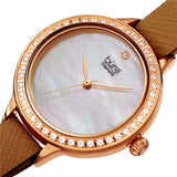 Burgi Diamond White Mother of Pearl Dial Ladies Watch BUR224BR - The Watches Men & Co #2