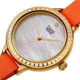 Burgi Diamond White Mother of Pearl Dial Ladies Watch BUR224OR - The Watches Men & Co #2