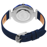 Burgi Faceted Crystal Bezel Diamond Blue Dial Ladies Watch BUR252BU - The Watches Men & Co #4