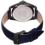 Burgi Gunmetal Grey Dials Blue Leather Ladies Watch BUR206BU - The Watches Men & Co #4