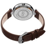 Burgi Ladies Glitter Ombre Swarovski Crystal Dial Genuine Leather Strap Watch - The Watches Men & Co #4