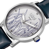 Burgi Pattern Quartz Diamond White Dial Ladies Watch BUR173BU - The Watches Men & Co #2