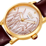 Burgi Pattern Quartz Diamond White Dial Ladies Watch BUR173BUR - The Watches Men & Co #2