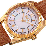 Burgi Quartz Crystal Mother of Pearl Dial Ladies Watch BUR167TN - The Watches Men & Co #2