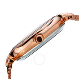 Burgi Quartz Diamond Blue Dial Ladies Watch BUR262RGBU - The Watches Men & Co #3