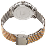 Burgi Quartz Diamond Silver Dial Ladies Watch BUR250TRI - The Watches Men & Co #4