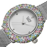 Burgi Quartz Diamond Silver Dial Ladies Watch BUR258SS - The Watches Men & Co #2