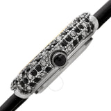 Burgi Quartz Diamond White Dial Ladies Watch BUR240BK - The Watches Men & Co #3