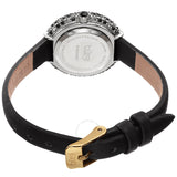 Burgi Quartz Diamond White Dial Ladies Watch BUR240BK - The Watches Men & Co #4