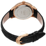 Burgi Quartz Diamond White Dial Ladies Watch BUR249BK - The Watches Men & Co #4