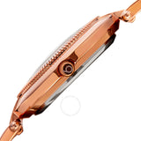 Burgi Quartz Diamond White Mother of Pearl Dial Ladies Watch BUR181RG - The Watches Men & Co #3