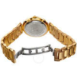 Burgi Quartz Diamond White Mother of Pearl Dial Ladies Watch BUR181YG - The Watches Men & Co #4