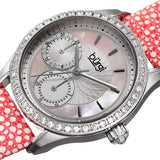 Burgi Quartz Mother of Pearl Dial Ladies Watch BUR160PK - The Watches Men & Co #2