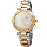 Burgi Quartz Mother of Pearl Dial Ladies Watch BUR183TTG - The Watches Men & Co
