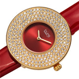 Burgi Quartz Red Dial Ladies Watch BUR272RD - The Watches Men & Co #2