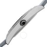 Burgi Quartz White Dial Grey Leather Ladies Watch BUR166GY - The Watches Men & Co #4