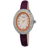Burgi Quartz White Dial Ladies Watch BUR234PU - The Watches Men & Co