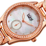 Burgi Quartz White Dial Rose Gold-tone Ladies Watch BUR177RG - The Watches Men & Co #2