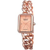 Burgi Rose Diamond Dial Rose Gold-tone Brass Ladies Watch BUR100RG - The Watches Men & Co
