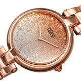 Burgi Rose Glitter Ombre Swarovski Crystal Dial Ladies Watch BUR226RG - The Watches Men & Co #2