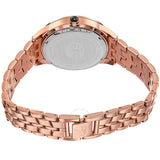 Burgi Silver and Gold Dial Rose Gold-tone Ladies Watch BUR106RG - The Watches Men & Co #3